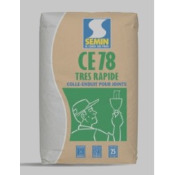 Enduit joint CE 78 1/2h en sac de 5kg - SEMIN