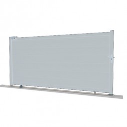 Portail Coulissant Alu blanc 4500 x 1870 mm