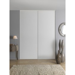 Porte placard coulissante blanche 2500 x 1200mm (DEEE 2.33€)