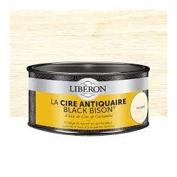Cire antiquaire pâte Black Bison Incolore Pot 0.5L . - LIBERON