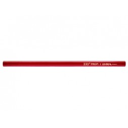 Crayon de menuisier rouge 30cm - METRICA