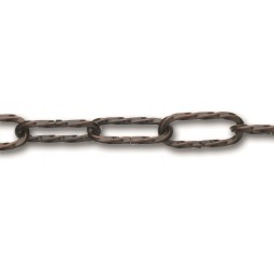 Chaine lustrerie torsadée bronze 2.2mm x L1.5 m - CHAPUIS
