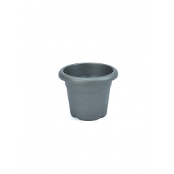 Pot à fleurs anthracite 22cm - PLASTIKEN