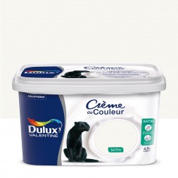 Dulux valentine crème couleur blanc 2.5L