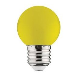 Ampoule LED Globe B22 1W jaune (DEEE 0.10€)