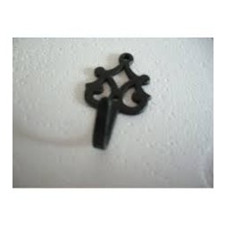 Crochet Gothic laiton noir petit modèle