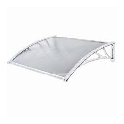 Marquise blanche polycarbonate 80 x 150cm - PROVENCE OUTILLAGE