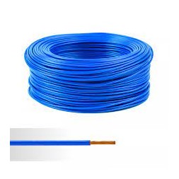 Câble H07 VR bleu 10mm² - Le mètre