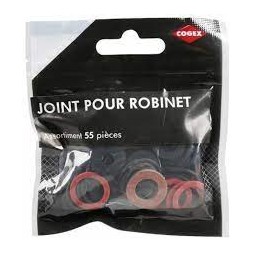 Joint robinet assortis - 12 pièces - COGEX