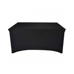 Housse nappe pour table pliante 180cm noire - PROVENCE OUTILLAGE
