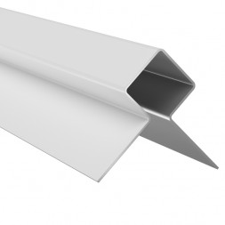 Profil d'angle extérieur MetalTrim 3M Alu laqué blanc marron