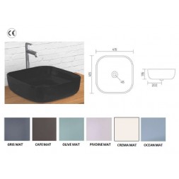 Vasque Colour Line square crema mat