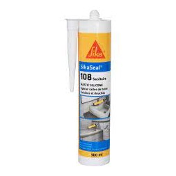 Mastic silicone anti-moisissure  Sikaseal 108 - 300ML