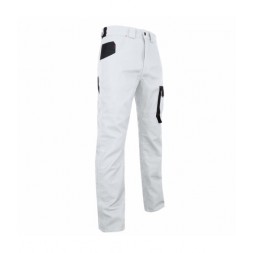 Pantalon façade blanc/gris nuit taille 44