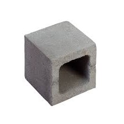 Bloc US  lisse  (pierre poteau) 20 X 20 X 20cm (TAXE C.E 0.05€)