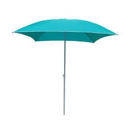 Parasol de plage carré Hélène turquoise