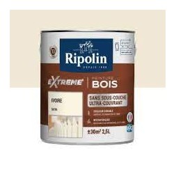 Peinture Protection eXtreme bois 2,5L ivoire - RIPOLIN