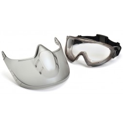 Lunette masque CAPSTONE H2X avec visière - SILVERLINE