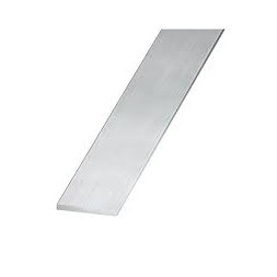 Fer plat aluminium brut 15 x 2mm L.2m - CQFD