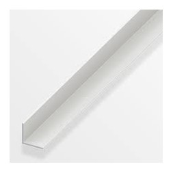 Cornière égale PVC blanc 30 x 30 x 1mm - ALFER