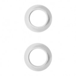 Bagues de serrage blanc E14 - 2 pièces