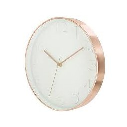 Horloge ronde blanche 30.5cm - ATMOSPHERA