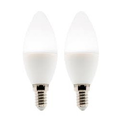 Ampoule LED flamme 5w E14 - 2 pièces - INOTECH