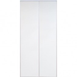 Porte de placard 2 vantaux blanc 2500 x 1800mm(DEEE 2.33€)- OPTIMUM