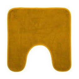 Tapis contour WC jaune 48 x 48cm