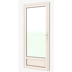 Porte fenêtre 1 battants aluminium Blanc 900 X 2145MM DROITE